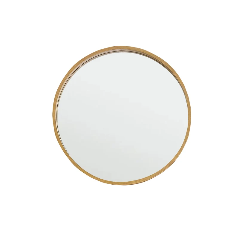 Miroir en chêne rond Ø 50 cm