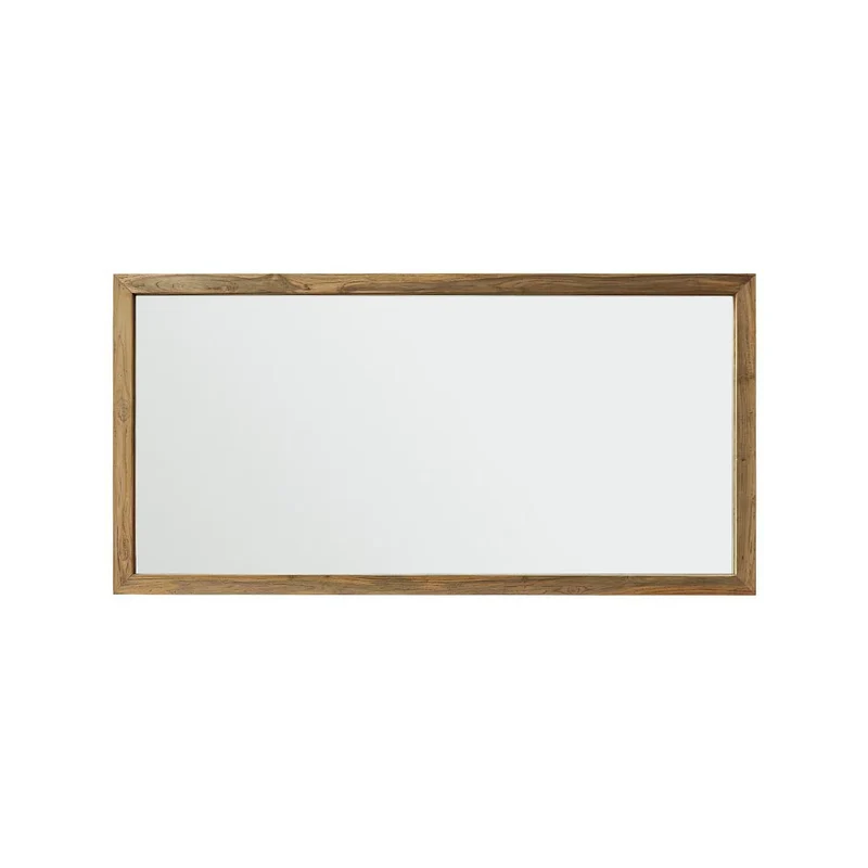 Miroir en teck massif recyclé rectangulaire 160x80 cm