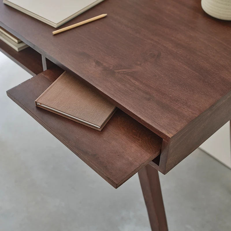 Bureau en manguier massif 120 cm