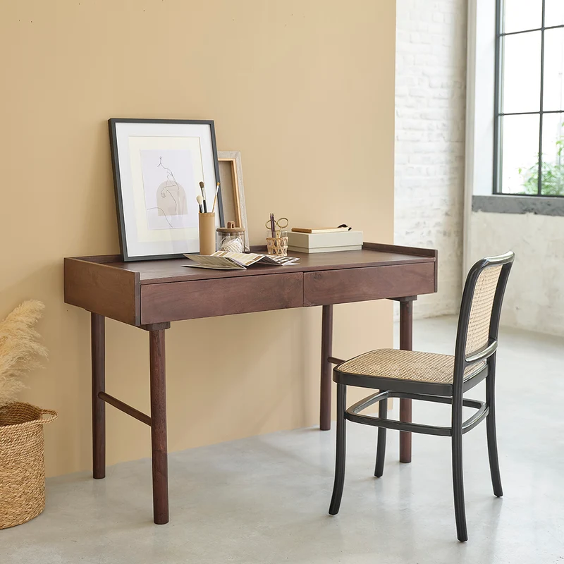 Bureau en manguier massif 125 cm