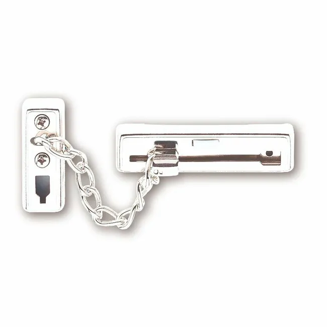 Chainette de porte 13 cm blanc TKW 64 SB argent
