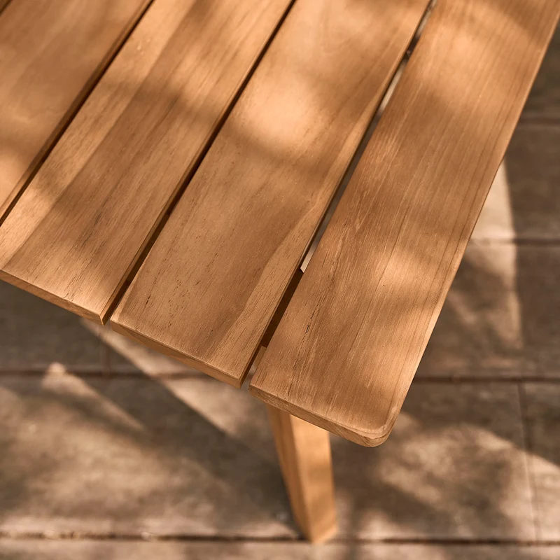 Table basse de jardin en teck massif