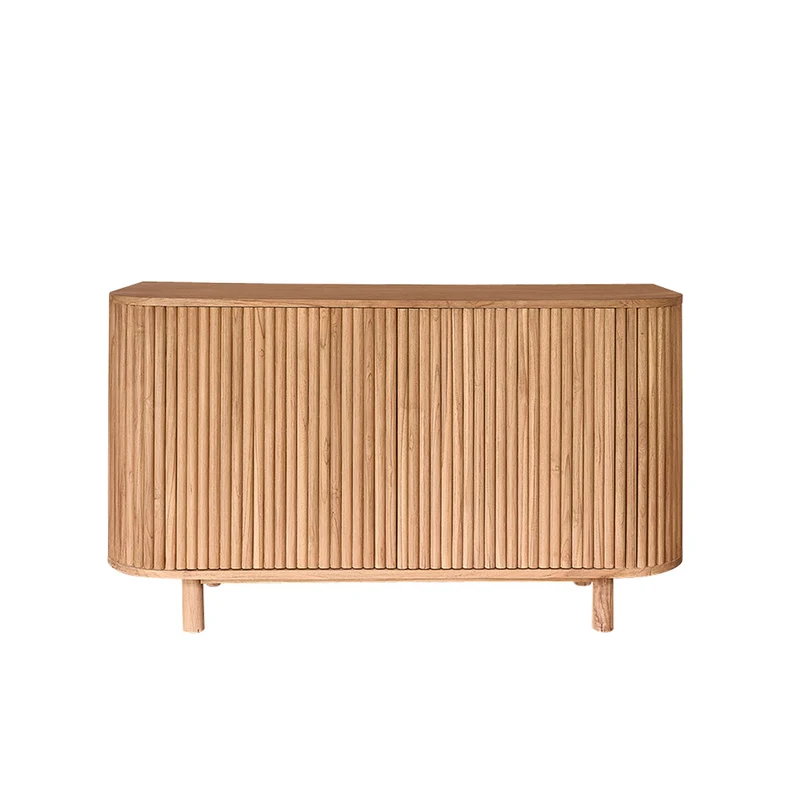 Meuble sous vasque en teck massif 140 cm