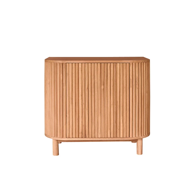 Meuble sous vasque en teck massif 90 cm