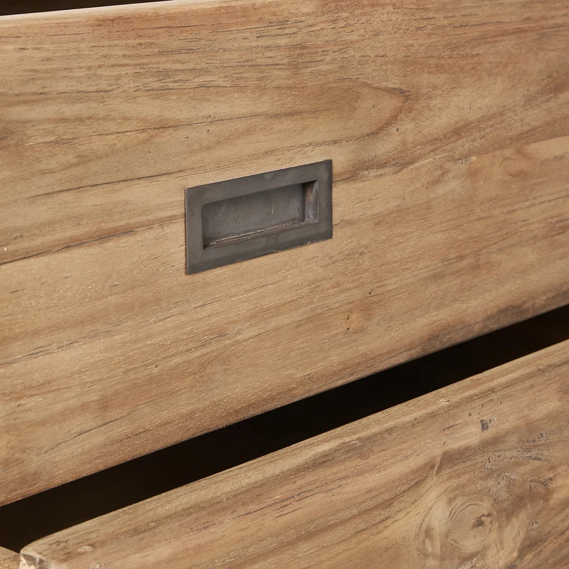 Commode en teck massif recyclé 90 cm