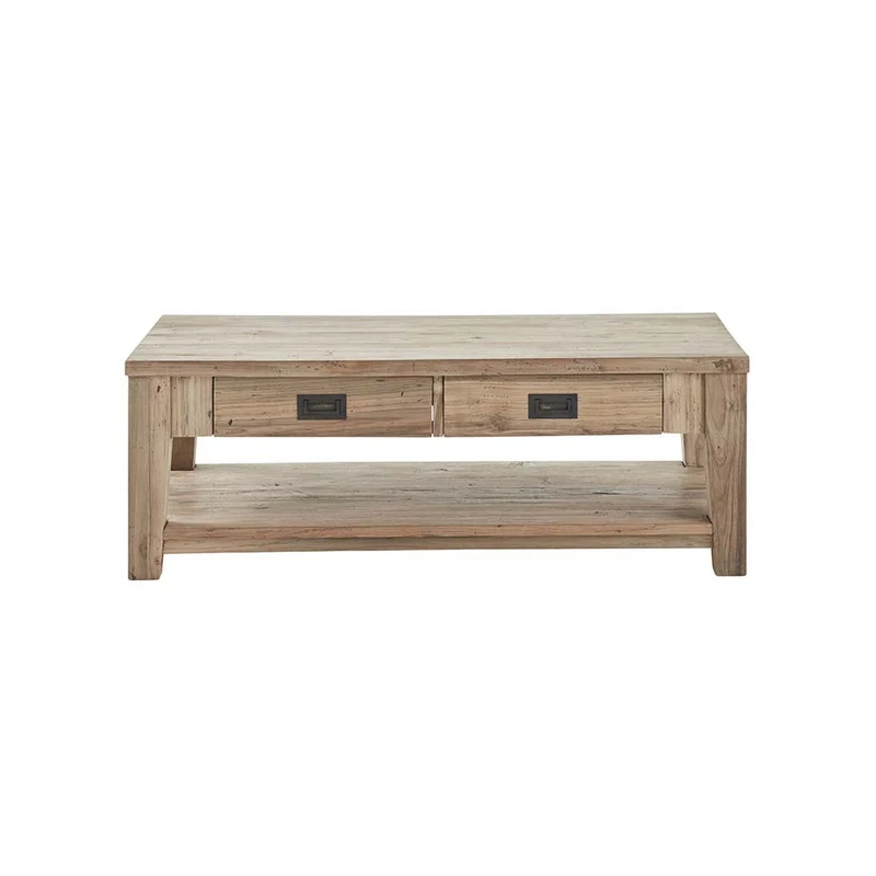 Table basse en teck massif recyclé 120 cm