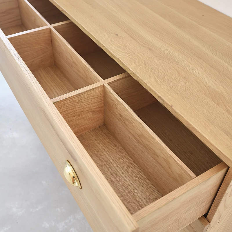 Meuble sous vasque en chêne suspendu 120 cm