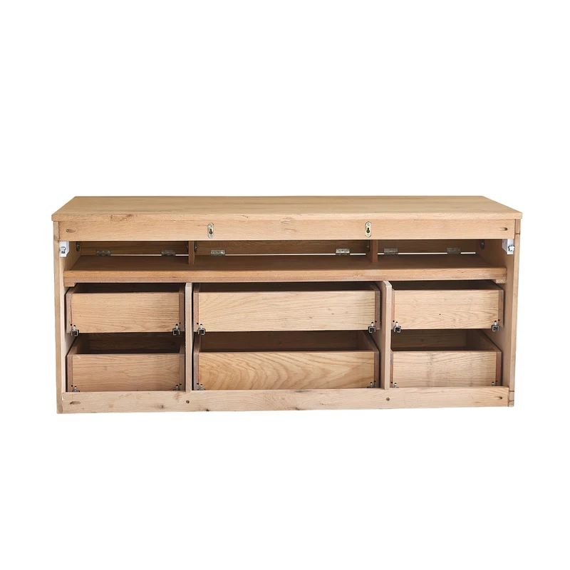 Meuble sous vasque en chêne suspendu 140 cm