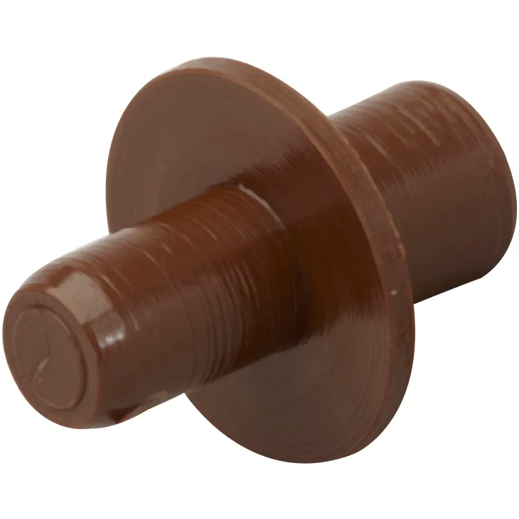 Lot de 20 taquets à enfoncer, plastique brun, Diam.5/6 mm Voir les détails du produit