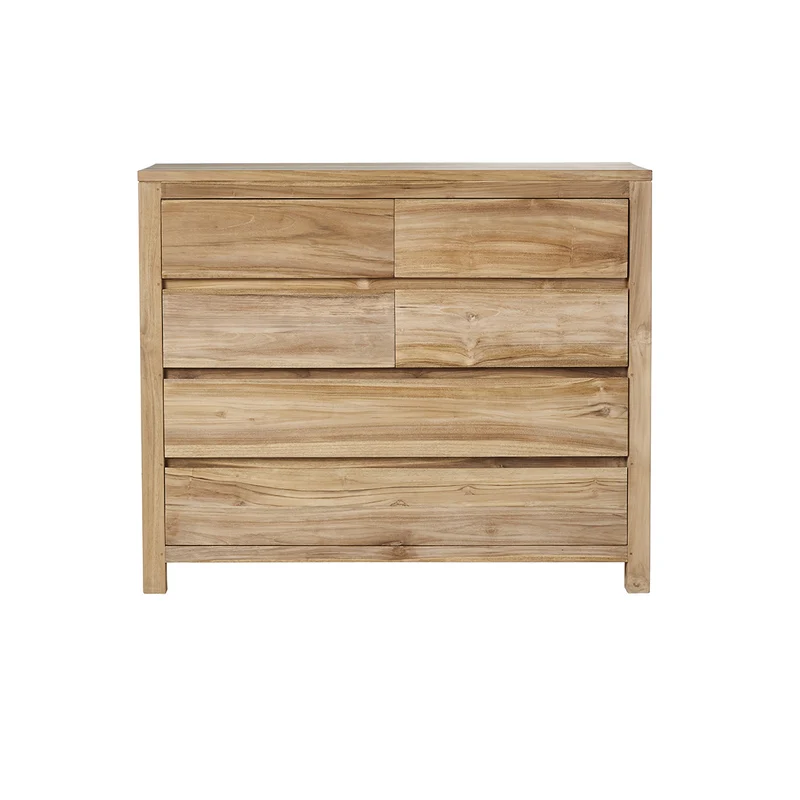 Commode en teck massif 120 cm