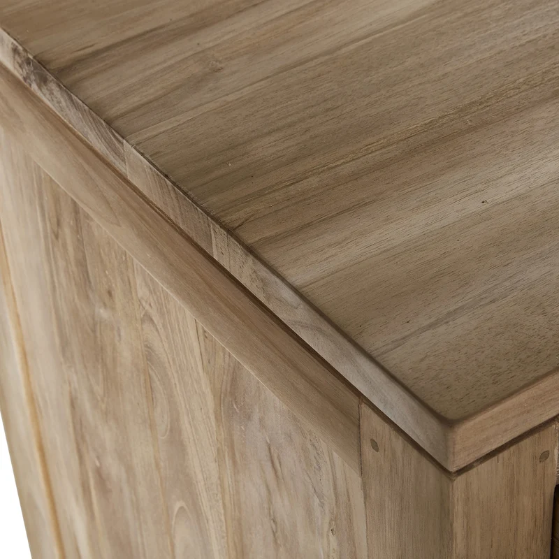 Commode en teck massif 120 cm