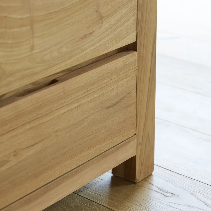 Meuble TV en teck massif 150 cm