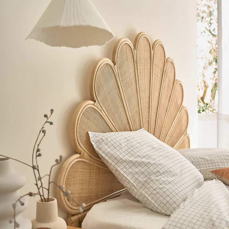 Tête de lit en rotin et cannage 180 cm