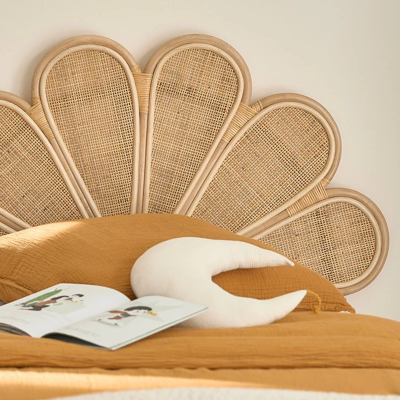 Tête de lit en rotin et cannage 90 cm