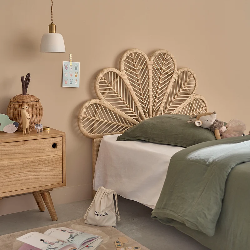 Tête de lit en rotin 90 cm
