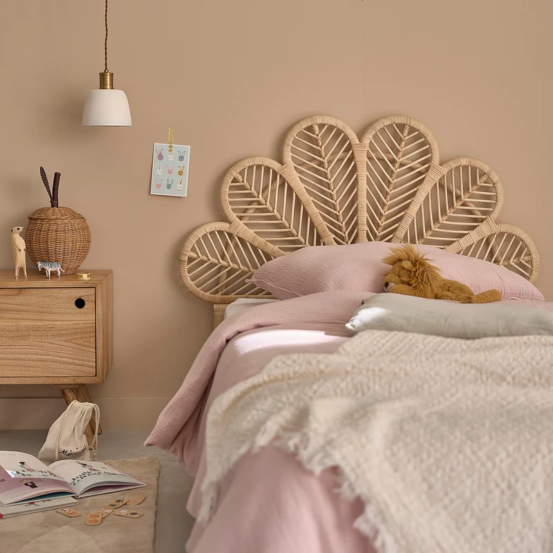 Tête de lit en rotin 90 cm