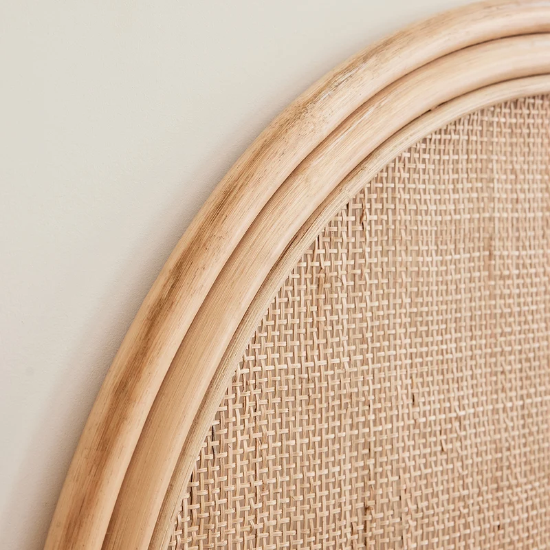 Tête de lit en rotin et cannage 90 cm