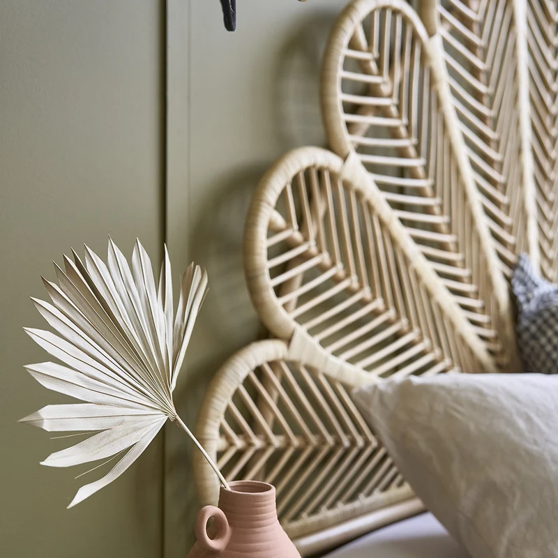 Tête de lit en rotin 180 cm