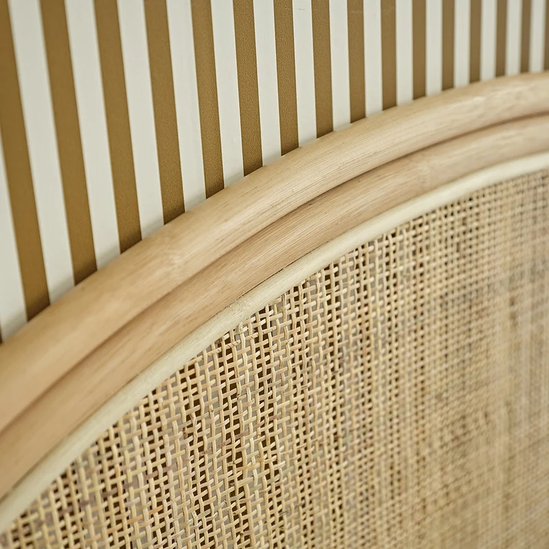 Tête de lit en rotin et cannage 140 cm