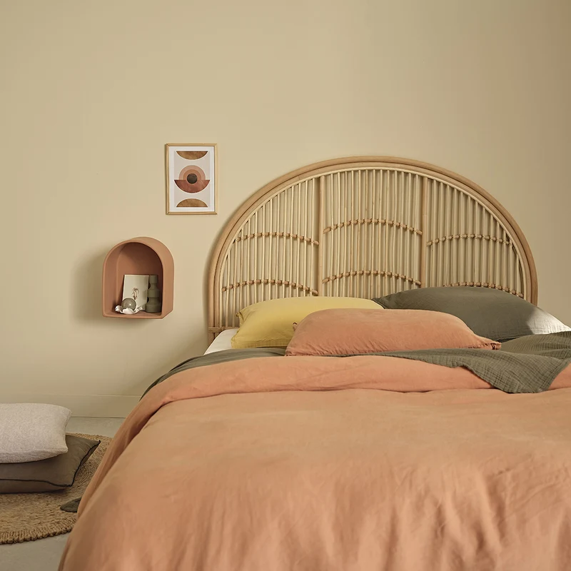 Tête de lit en rotin 140 cm