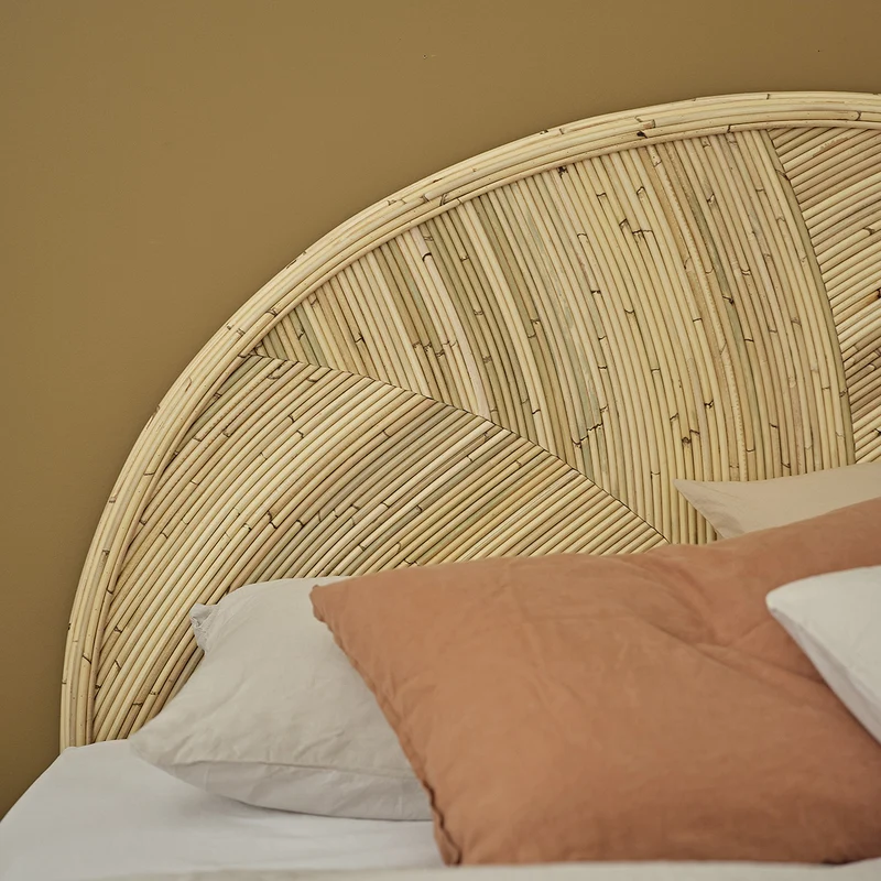 Tête de lit en canne de rotin 160 cm