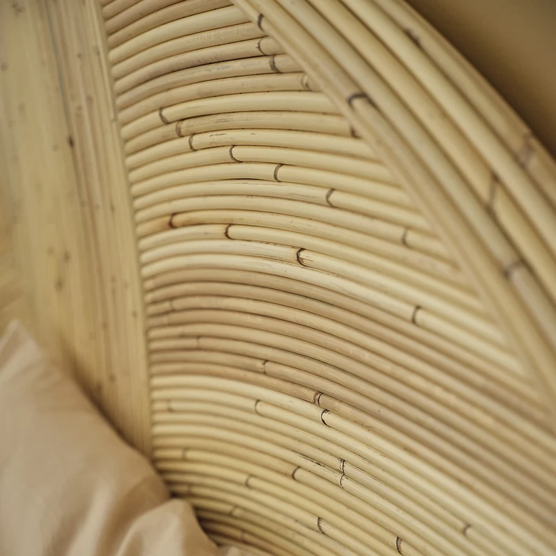 Tête de lit en canne de rotin 160 cm