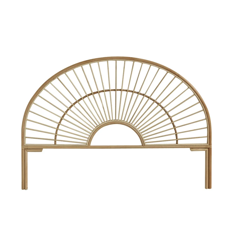 Tête de lit arrondie en rotin 160 cm