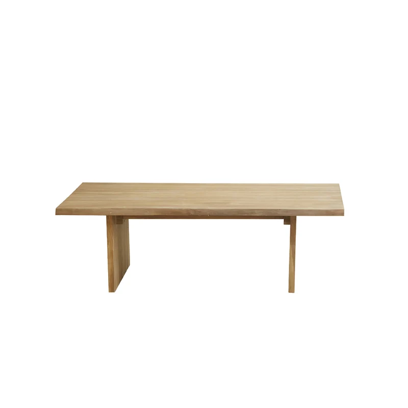 Table basse en teck massif 120 cm