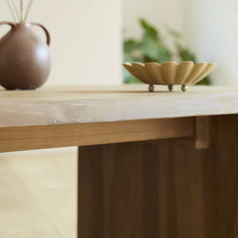 Table basse en teck massif 120 cm