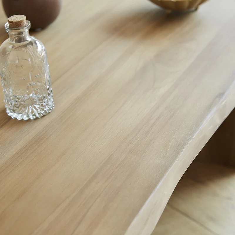 Table basse en teck massif 120 cm