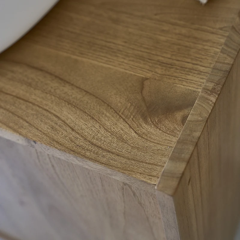 Meuble sous vasque en mindi massif 90 cm