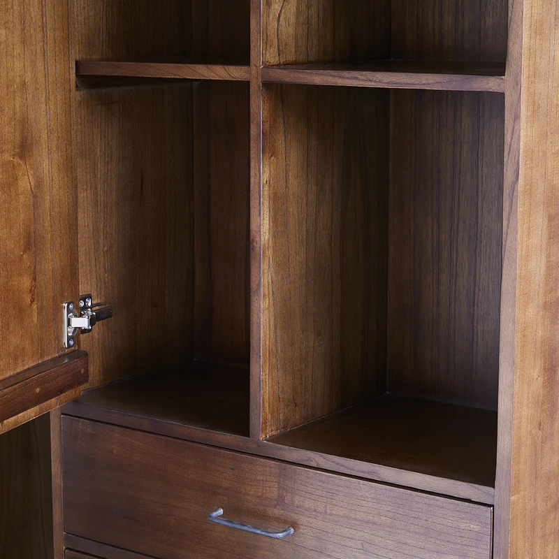 Double colonne de salle de bain en mindi massif 170 cm