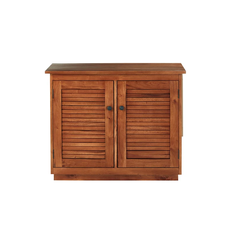 Meuble sous vasque en acajou massif 97 cm