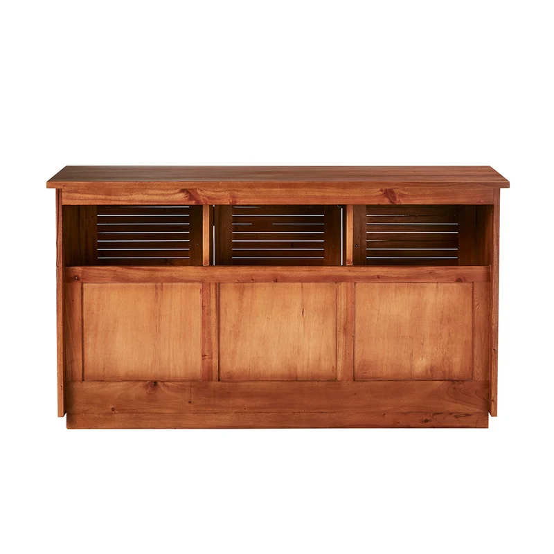 Meuble sous vasque en acajou massif 140 cm