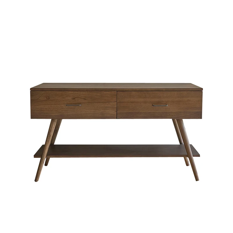 Meuble de salle de bain en mindi massif 135 cm