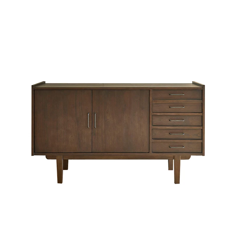 Meuble de salle de bain en mindi massif 135 cm