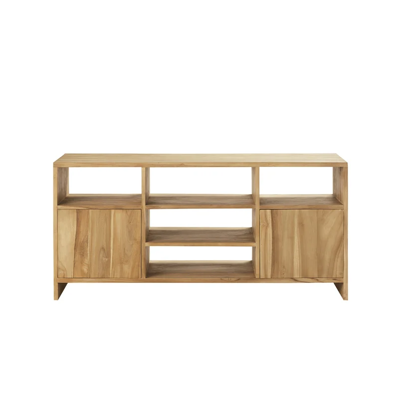 Meuble sous vasque en teck massif 160 cm