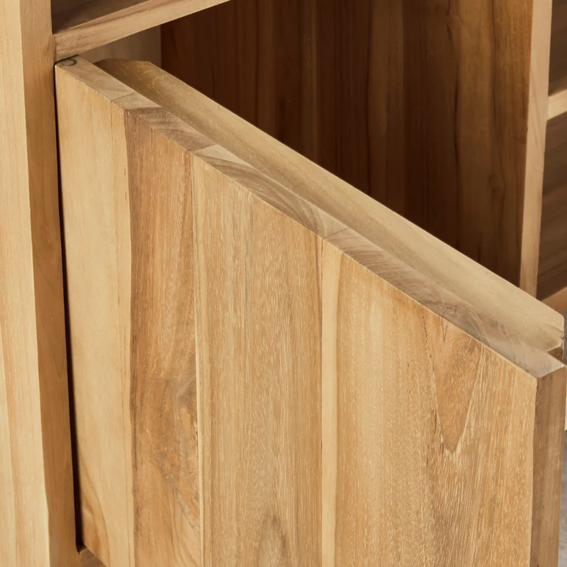 Meuble sous vasque en teck massif 160 cm