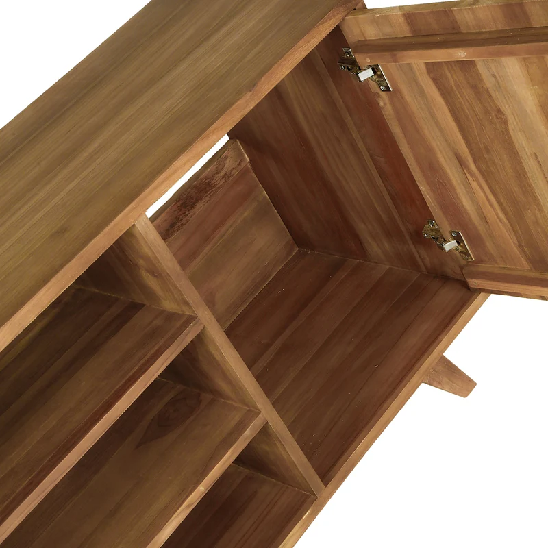 Meuble sous vasque en teck massif 160 cm