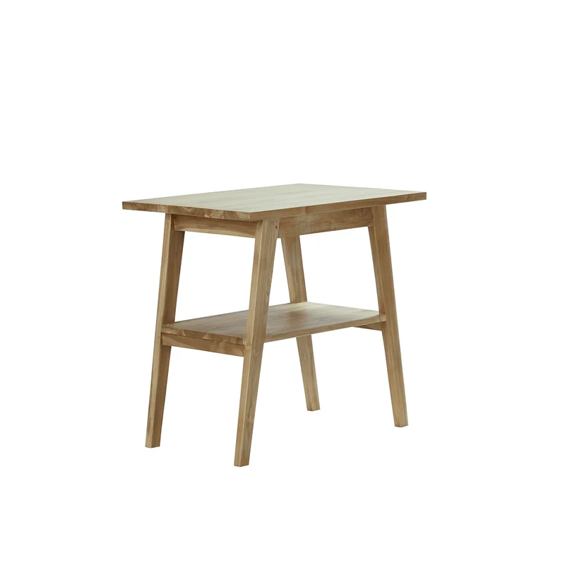 Meuble de salle de bain en teck massif 80 cm