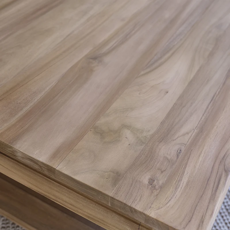 Table basse en teck massif 120 cm