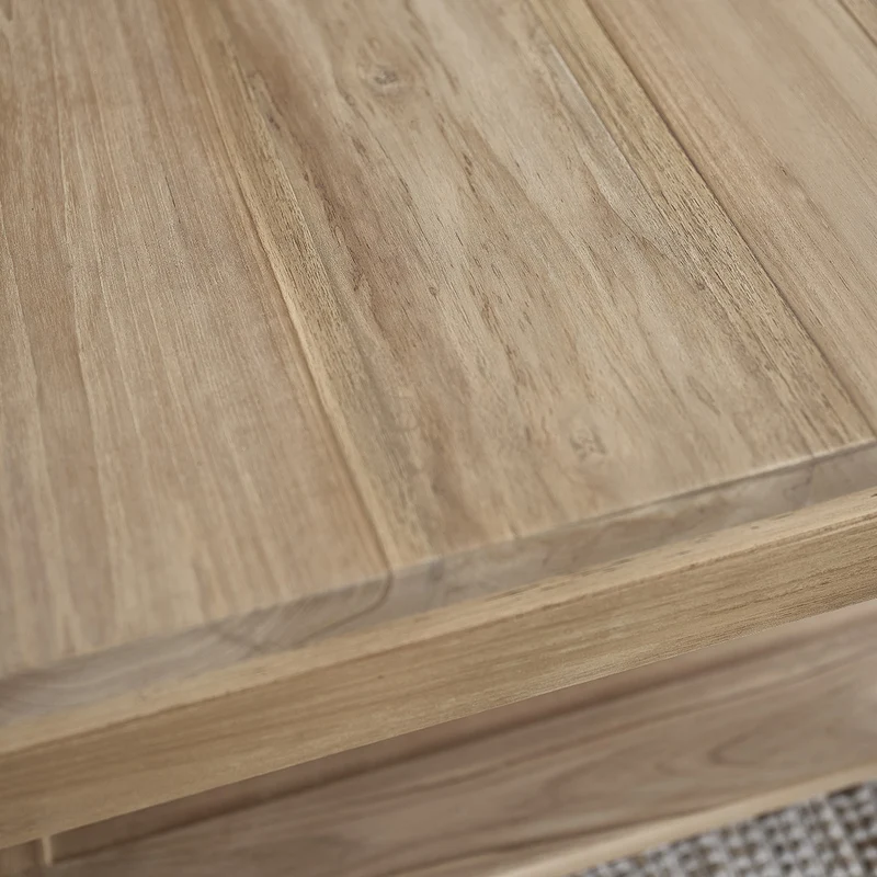 Table basse en teck massif 80 cm