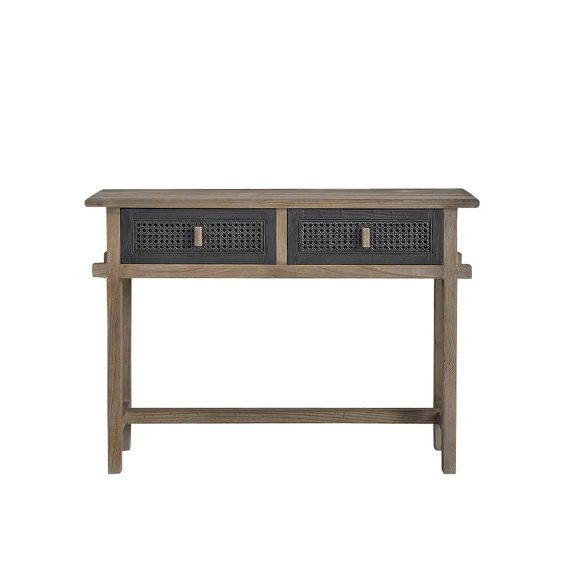 Console en bois recyclé massif 110 cm