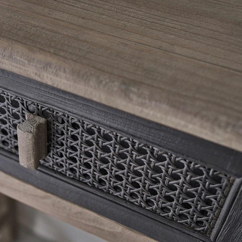 Console en bois recyclé massif 110 cm
