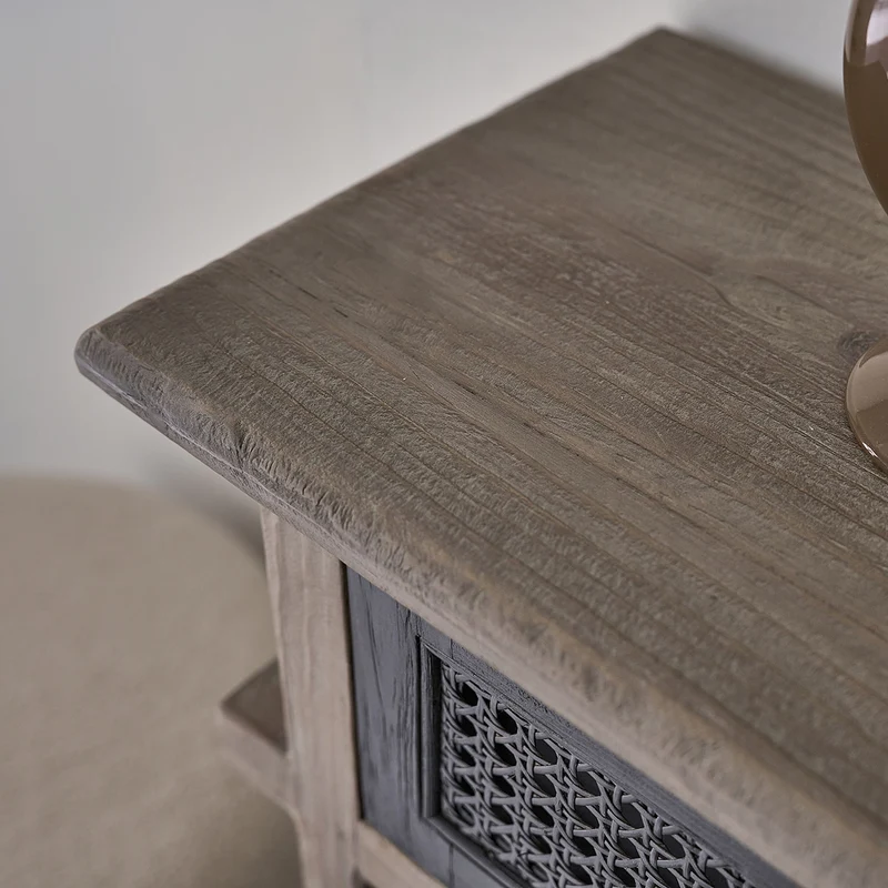Console en bois recyclé massif 110 cm