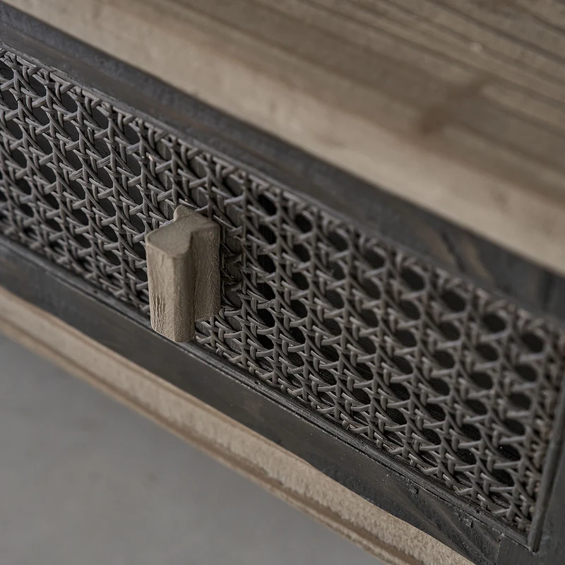 Meuble TV en bois recyclé massif 145 cm