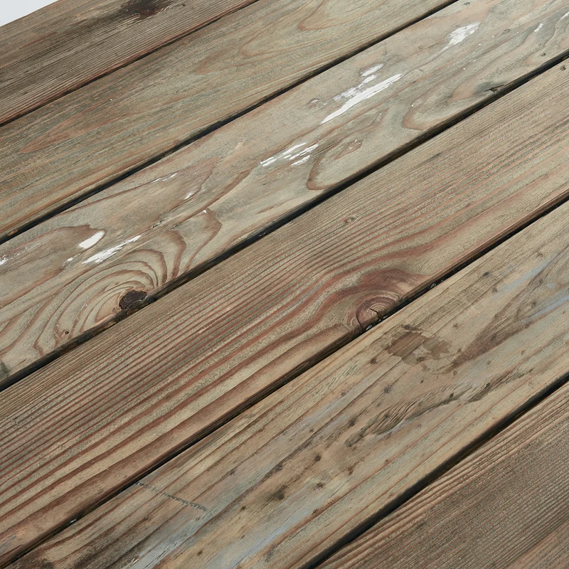 Table basse en bois recyclé massif 140 cm