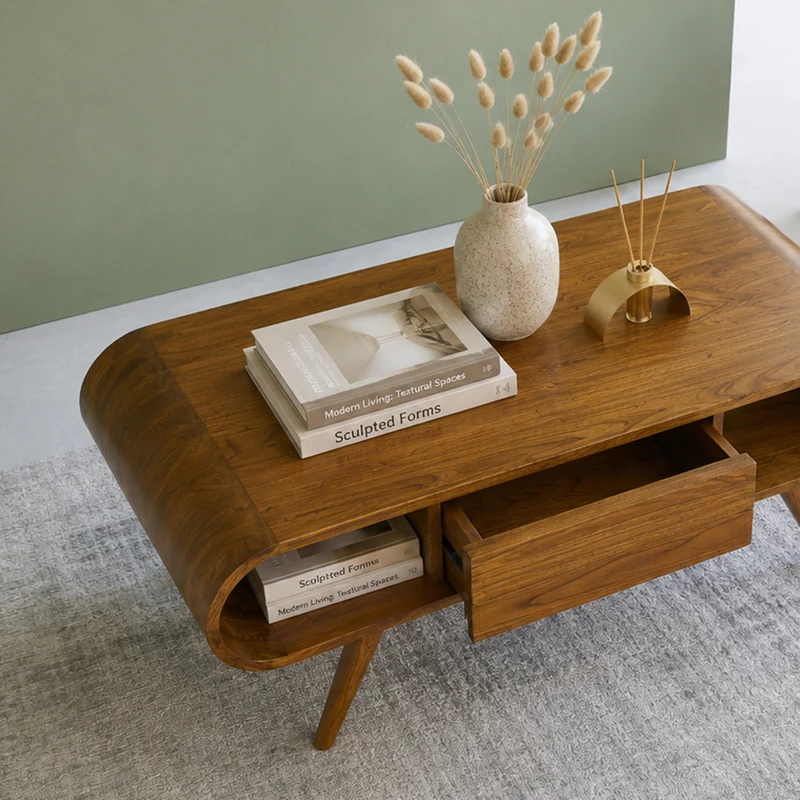 Table basse en mindi massif 120 cm