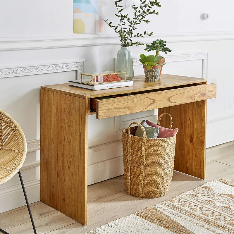 Console en mindi massif 120 cm