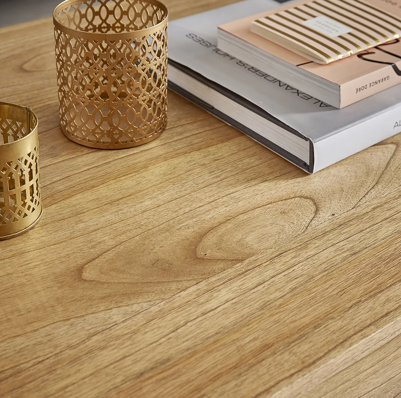 Table basse en mindi massif 140 cm